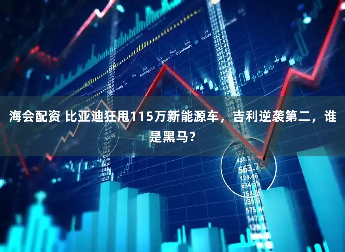 海会配资 比亚迪狂甩115万新能源车，吉利逆袭第二，谁是黑马？