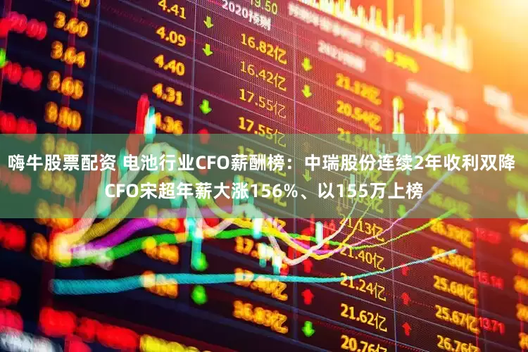 嗨牛股票配资 电池行业CFO薪酬榜：中瑞股份连续2年收利双降 CFO宋超年薪大涨156%、以155万上榜